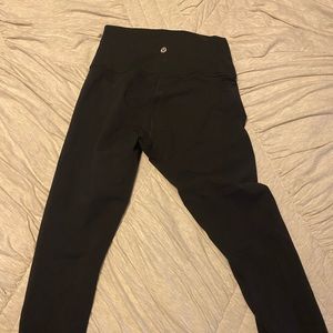 Black Wunder Under 25in leggings